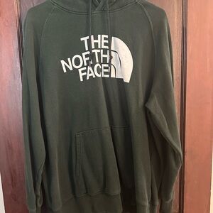 The North Face Green Sweater Iconic Logo Crew Neck